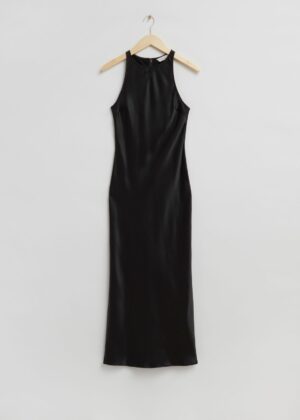 Satin Midi Dress