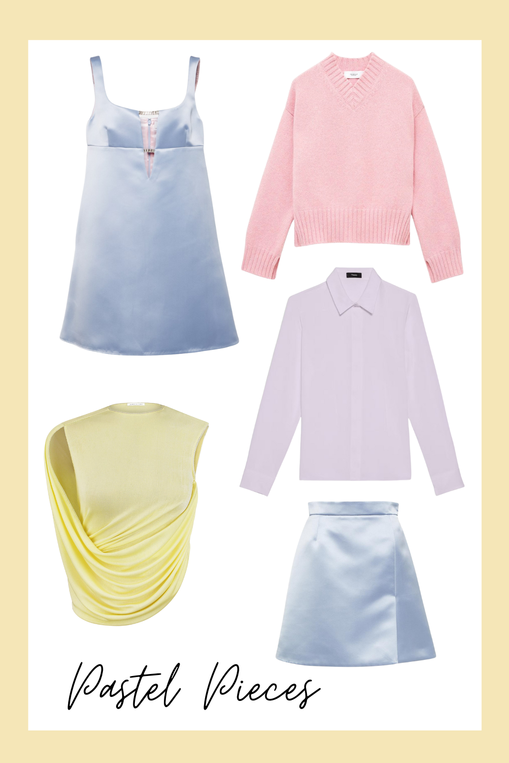 Pastel Pieces Fashion curated by Lyn H. Loves