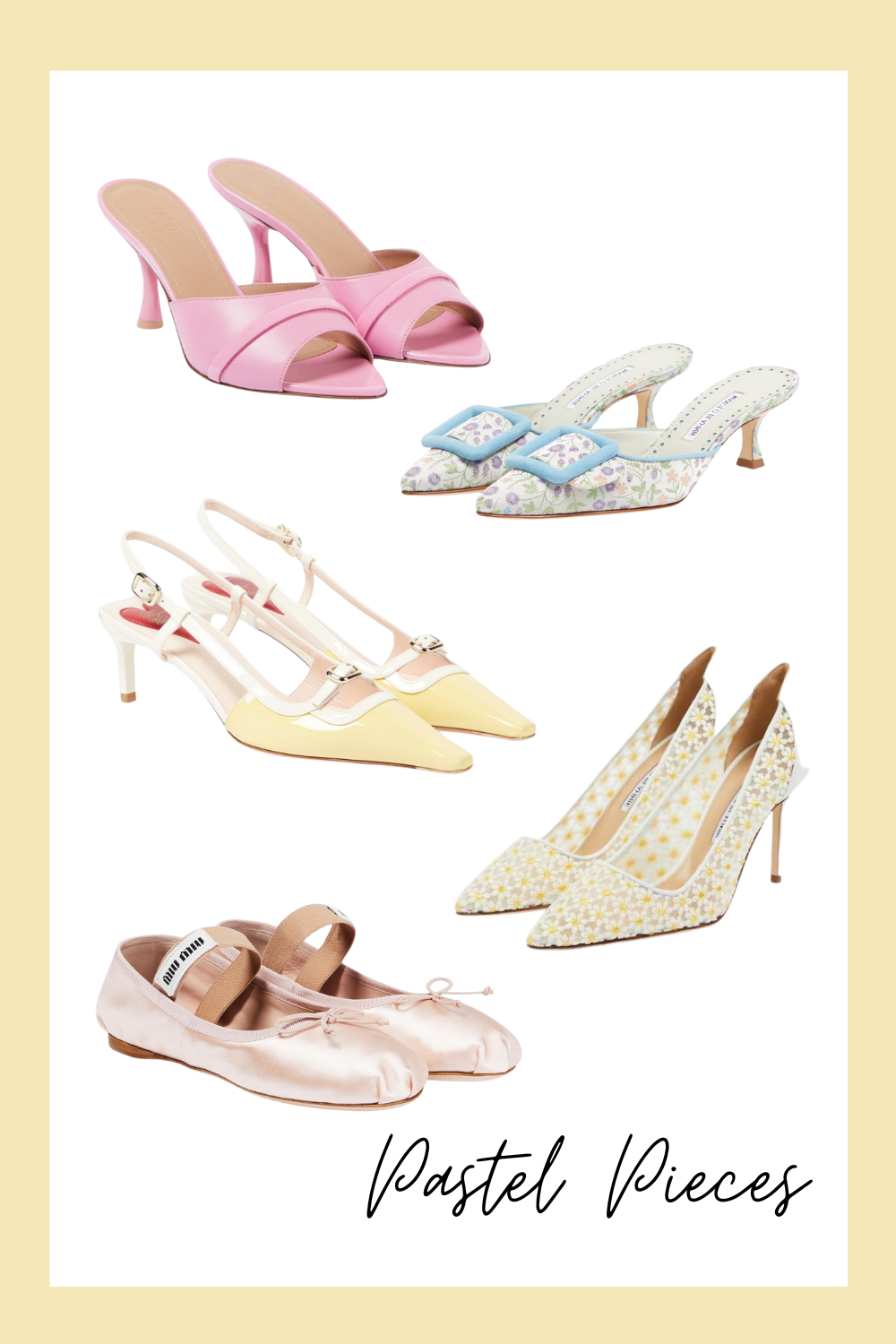Pastel Pieces Shoes