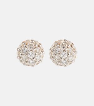 Stone and Strand Earrings